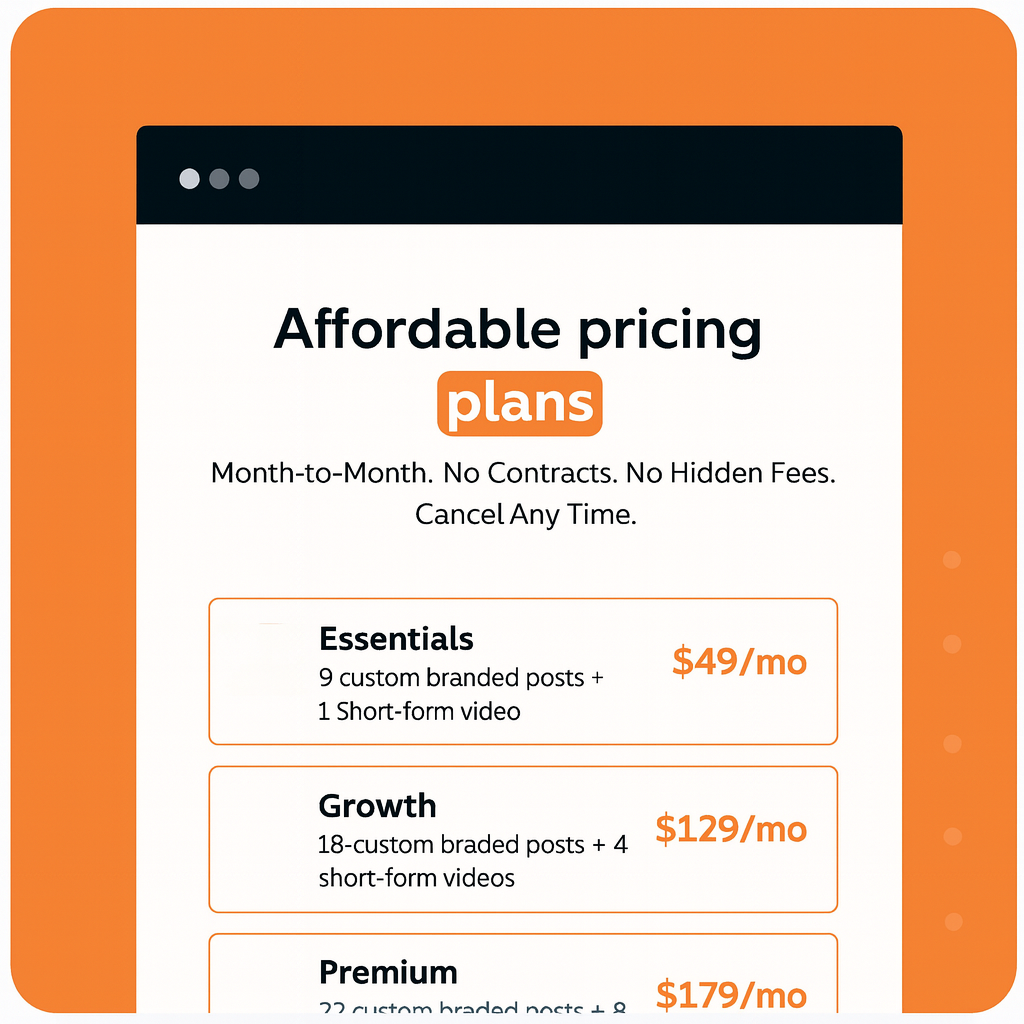 Affordable pricing plans
