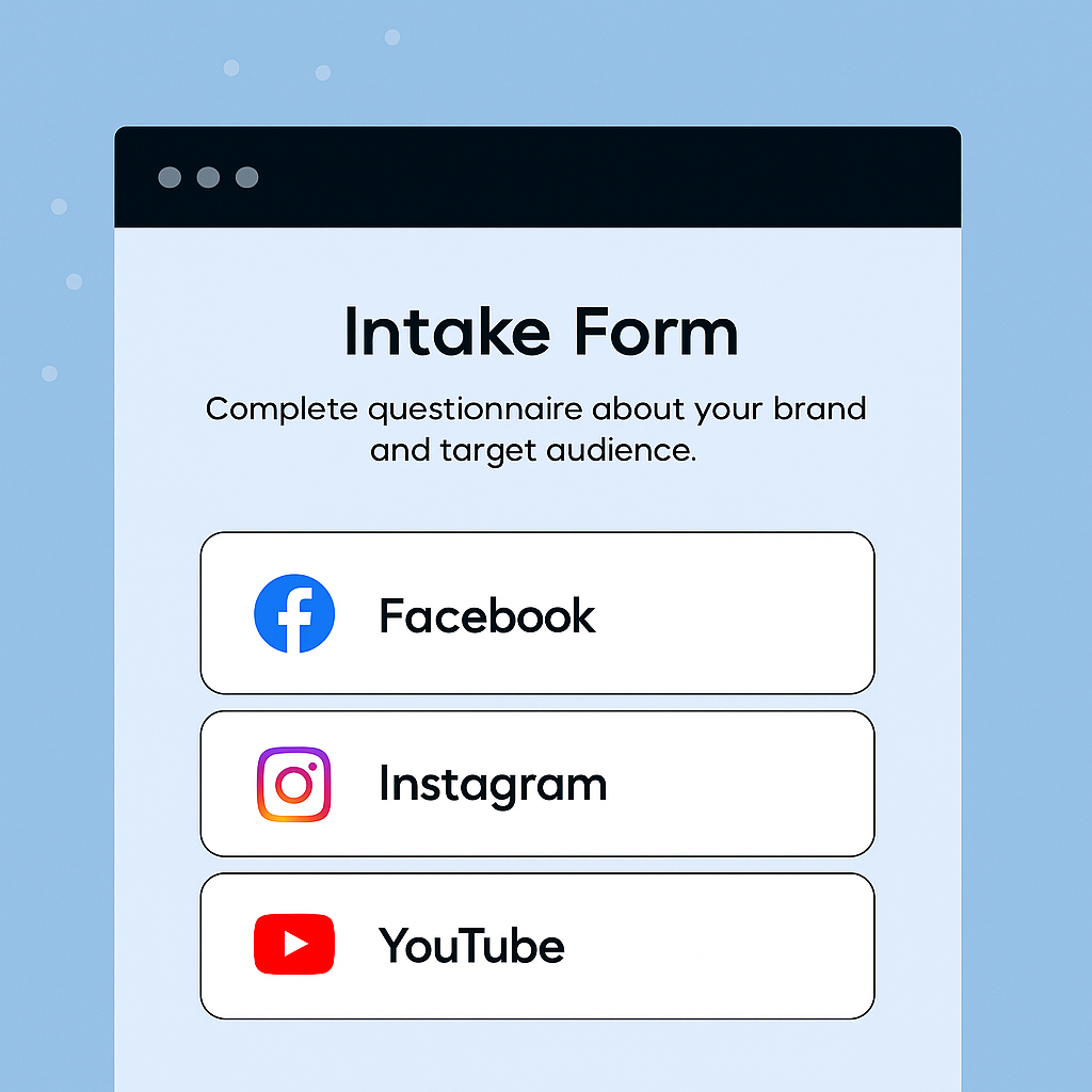 Complete intake form