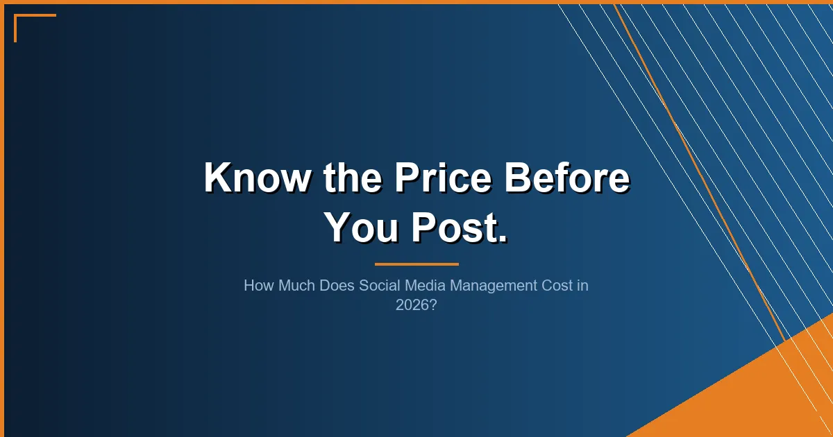 social media management cost - How Much Does Social Media Management Cost in 2026?