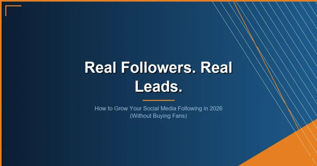 how to grow social media following - How to Grow Your Social Media Following in 2026 (Without Buying Fans)