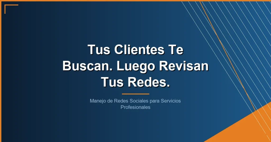 Manejo de Redes Sociales para Servicios Profesionales: Lo Que Realmente Funciona - Grow Via Social